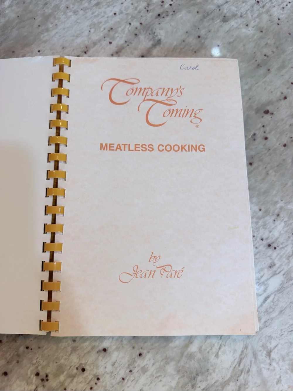 Company’s Coming Pizza & Meatless Cooking Jean Pare Cookbook Lot 2 Spiral Bound